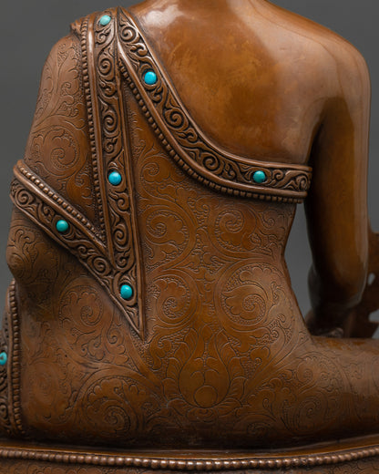 Medicine Buddha Statue | Handmade Buddhist Deity from Nepal