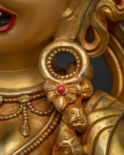 Rare Dorje Phagmo Statue | Collector-Grade Sculpture from Nepal