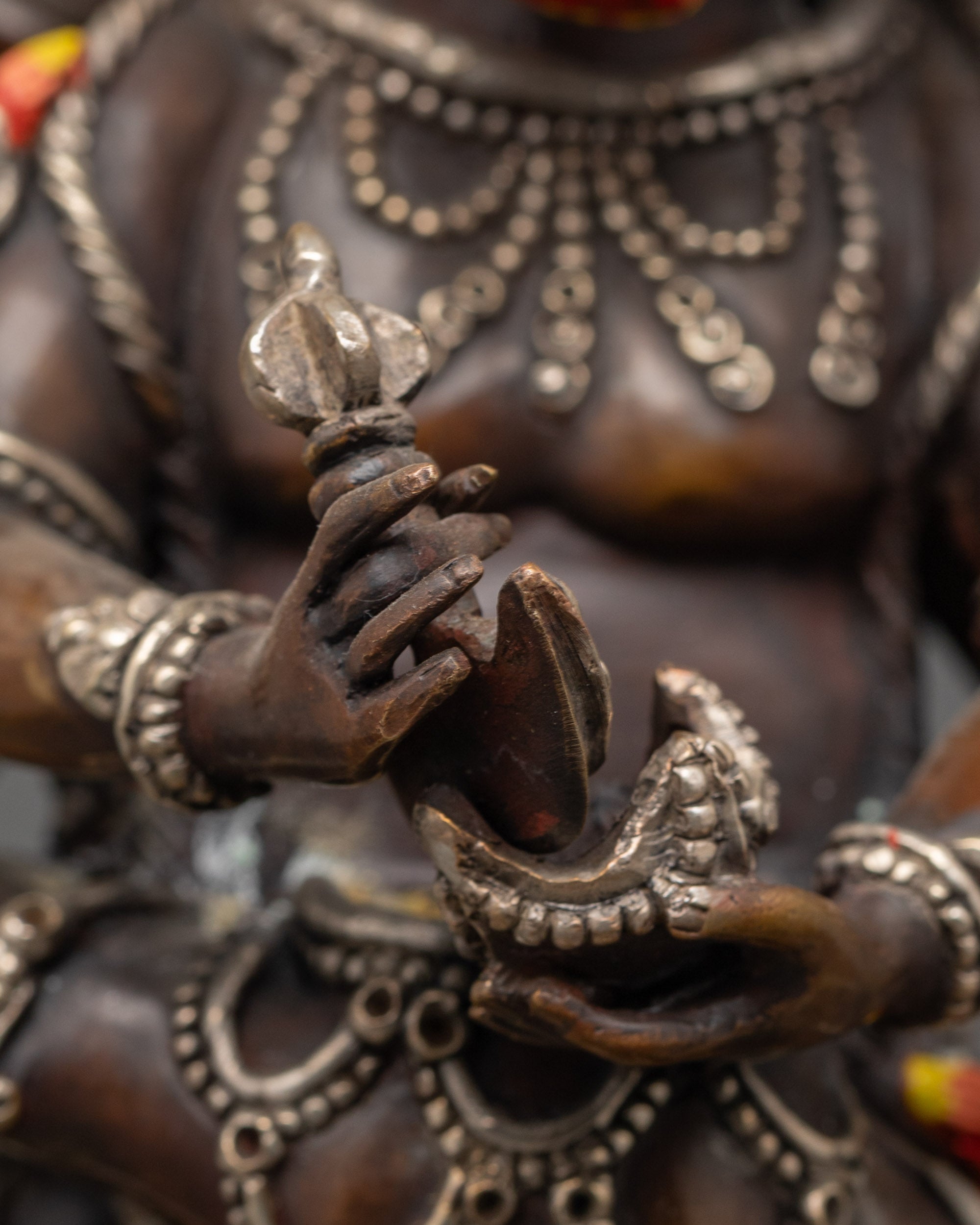 Oxidized Vajrabhairava Yamantaka Statue | Handcrafted Buddhist Art
