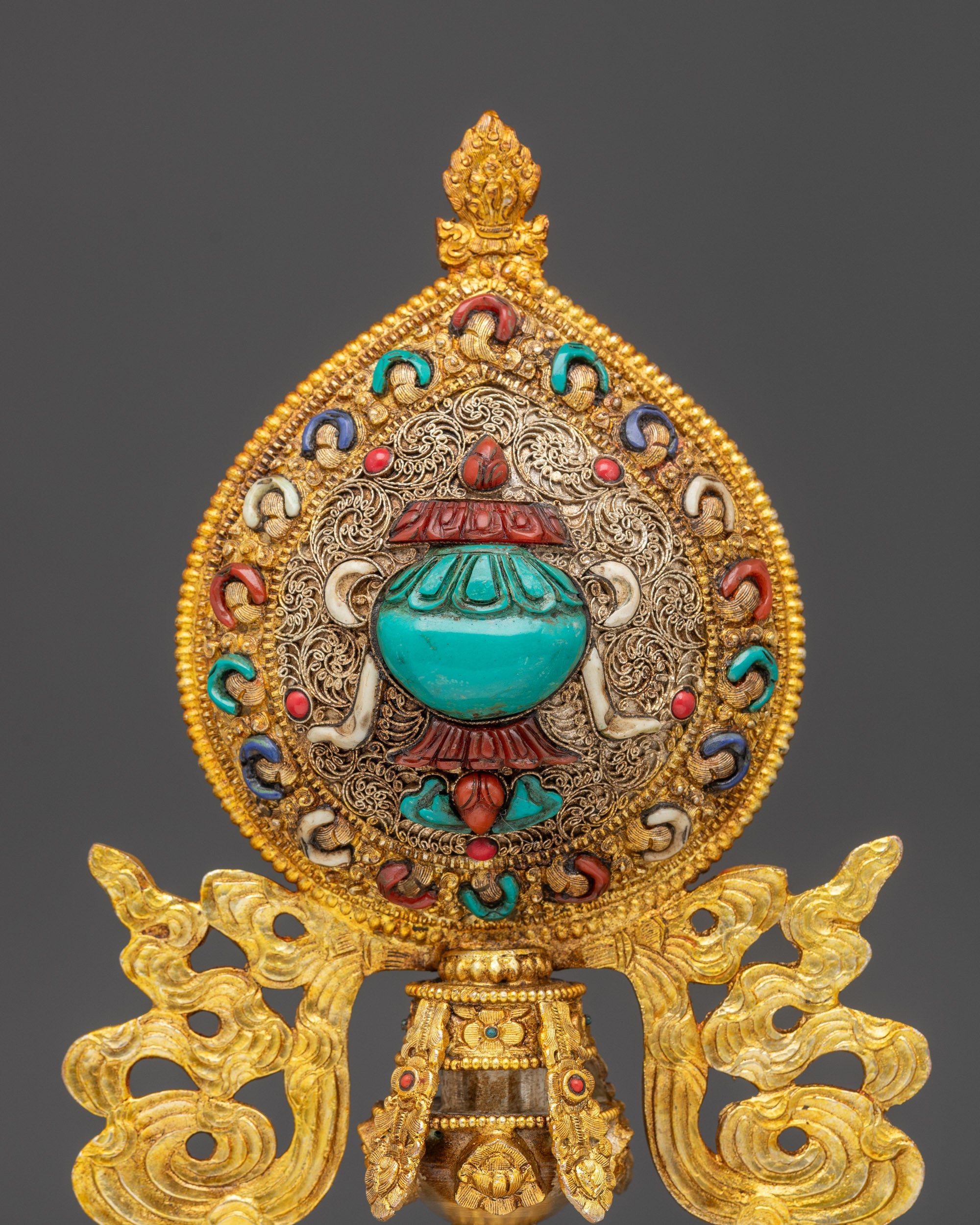 Ashtamangala Set | Sacred Eight Auspicious Symbols for Buddhist Altars