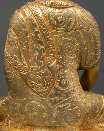Shakyamuni Buddha – Traditional Nepalese Sacred Sculpture
