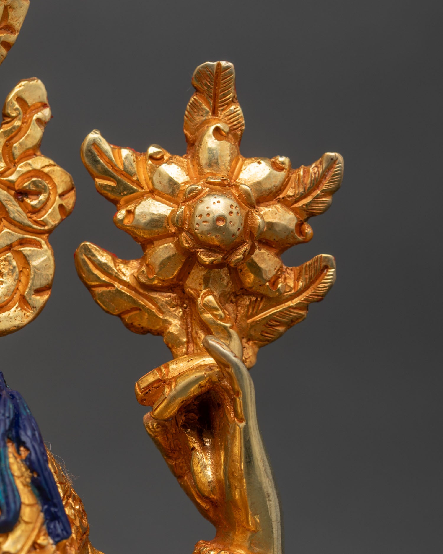 Four-Armed Chenrezig Statue - Handcrafted in Nepal