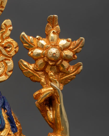 Four-Armed Chenrezig Statue - Handcrafted in Nepal