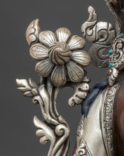 Elegant Green Tara Statue – Nepalese Spiritual Artwork