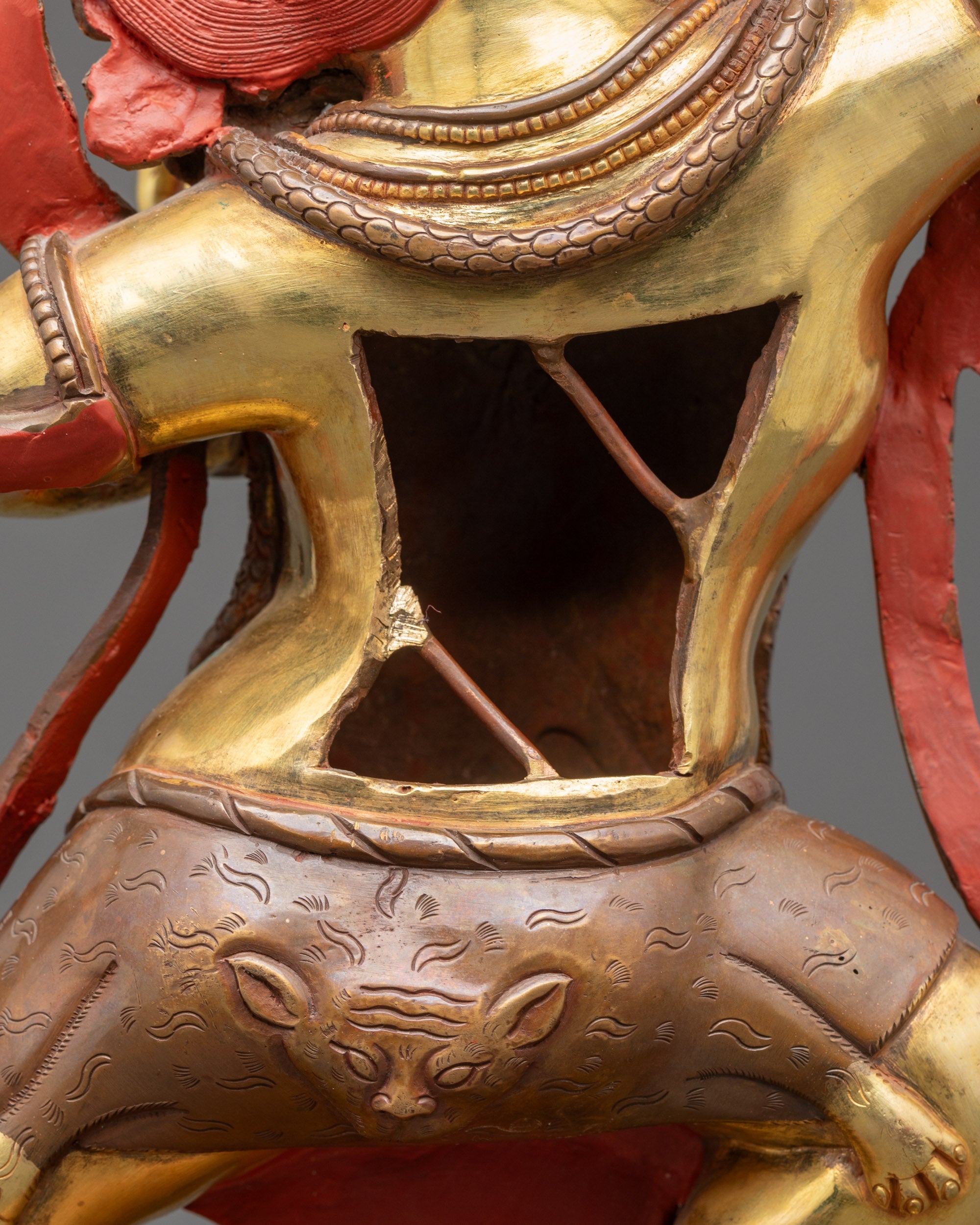 Handmade Bodhisattva Chana Dorje Statue | Buddhist Protector Artwork