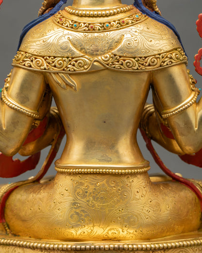 Bodhisattva Avalokiteshvara Statue | Nepalese Artisan-Crafted Figurine