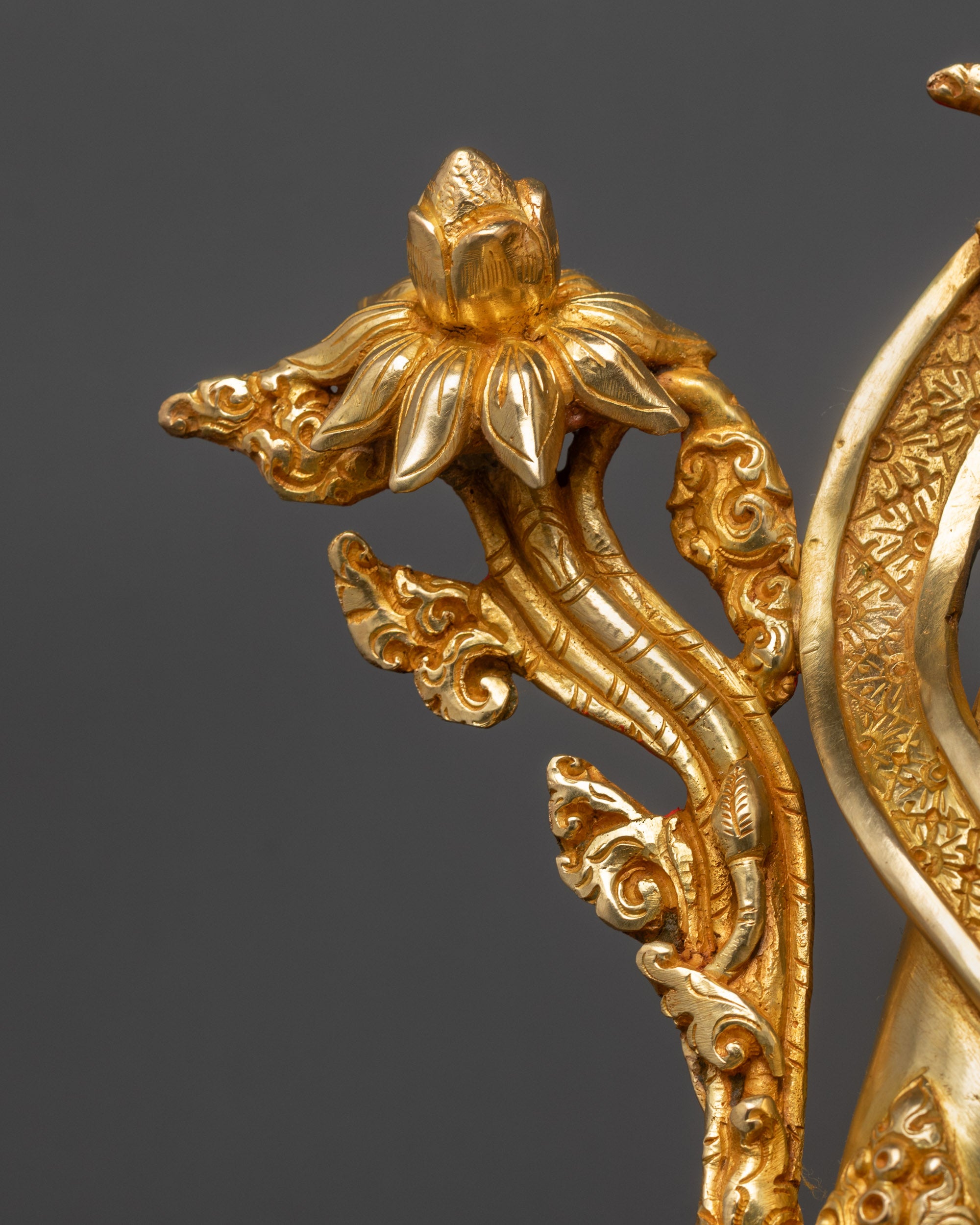Mother Tara Statue | 24K Gold-Gilded Compassionate Goddess Sculpture
