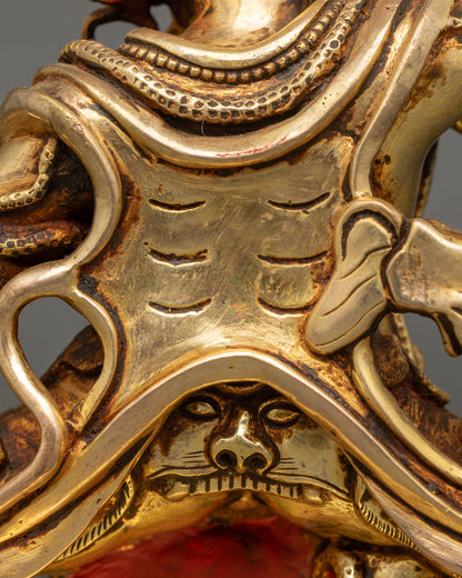 Nepalese Guru Dragpo Statue | Powerful Buddhist Deity for Altar