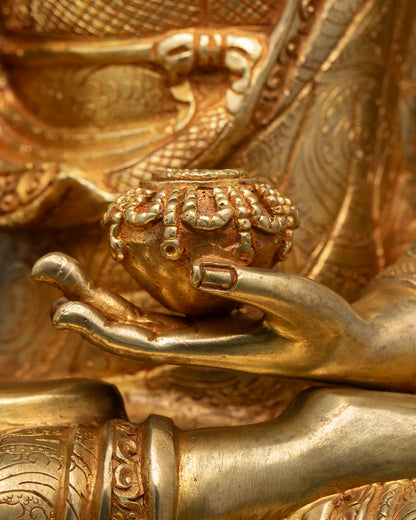 Shakyamuni Buddha Statue | Himalayan Lost Wax Buddhist Art