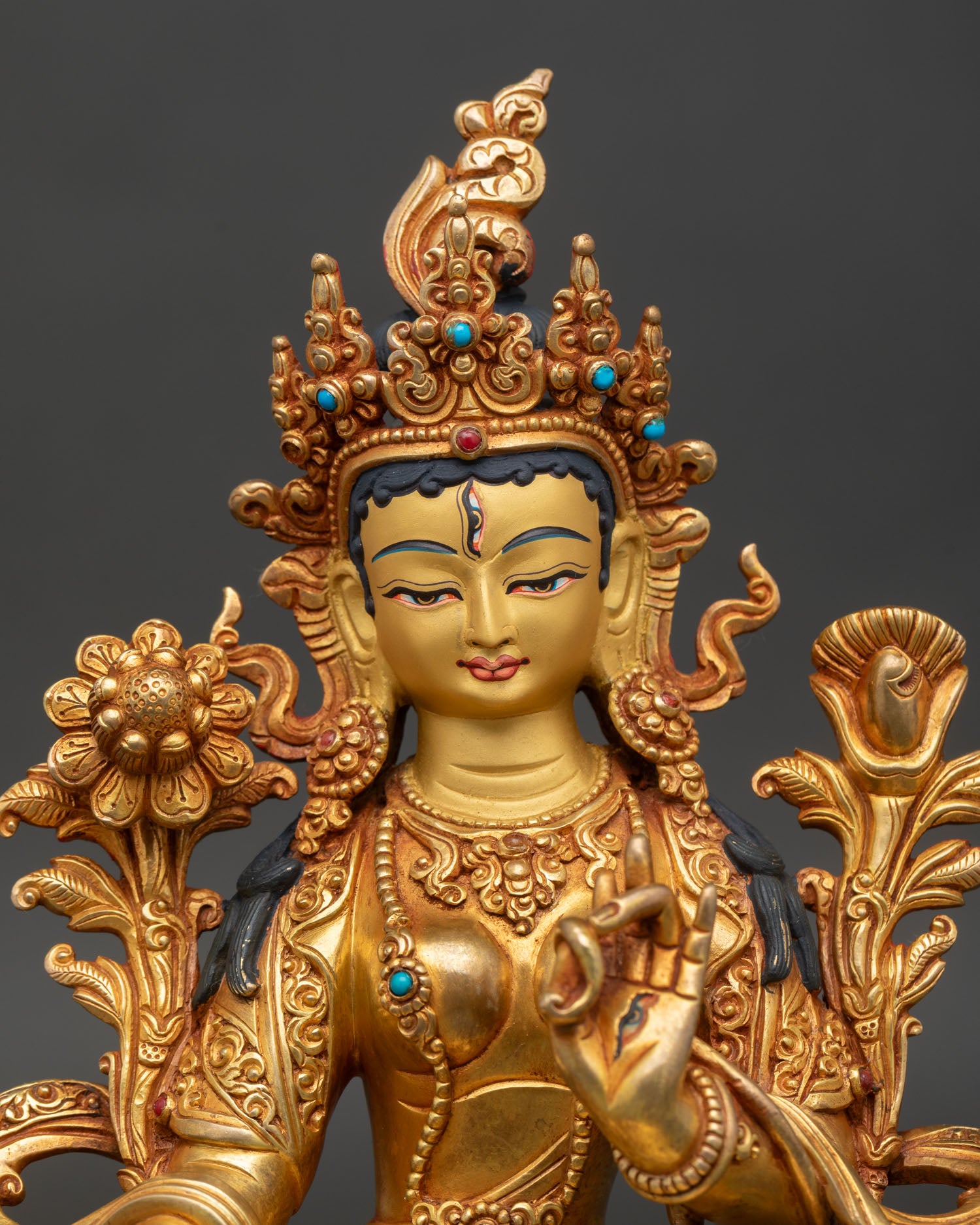 Three Long Life Set – Handmade Buddhist Sculpture from Nepal
