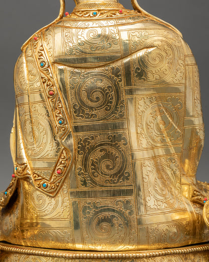 Venerable Master Atisha Statue | Lost-Wax Casted Art from Nepal