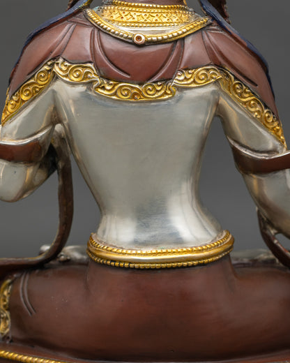 Dukar (Sitatapatra) Statue | Traditional Tibetan Buddhist Sculpture