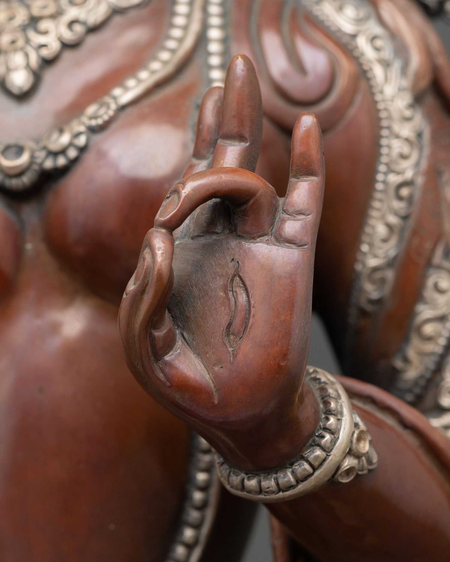 White Tara Statue – Handmade Copper Art from Nepal