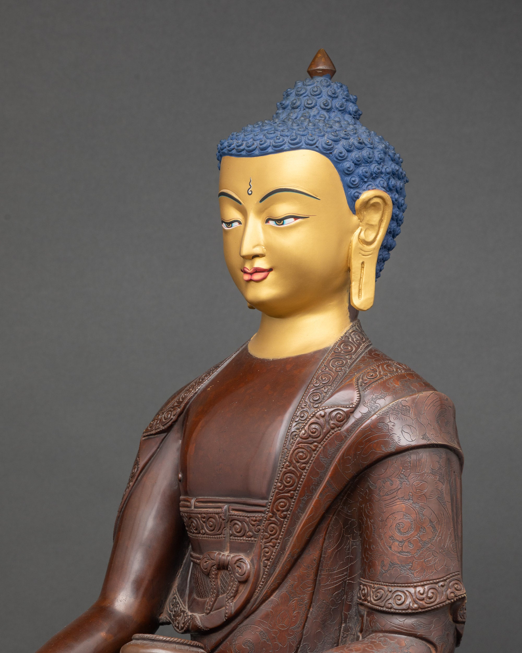 Nepalese Shakyamuni Buddha Statue for Meditation