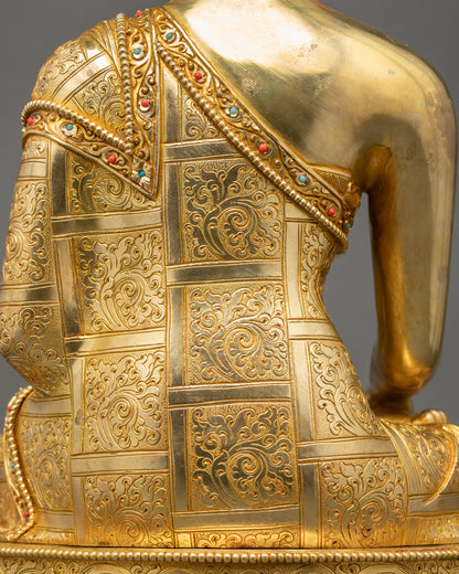 Handcrafted Lord Gautam Buddha Meditation Sculpture from Nepal