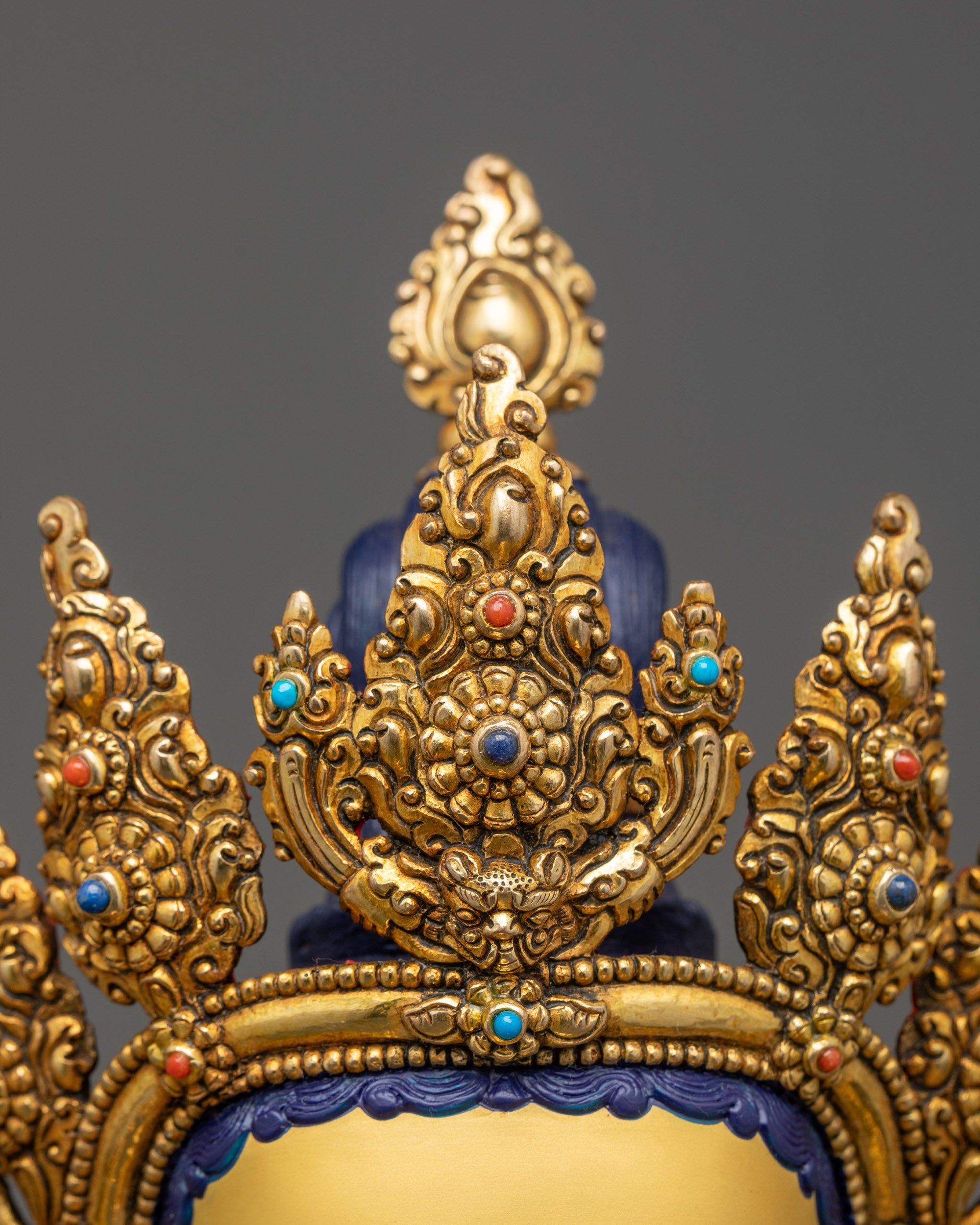 33" Enthroned Maitreya Buddha Statue | Future Buddha Statue from Nepal