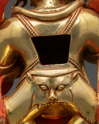 Sakya Mahakala Statue for Spiritual Protection