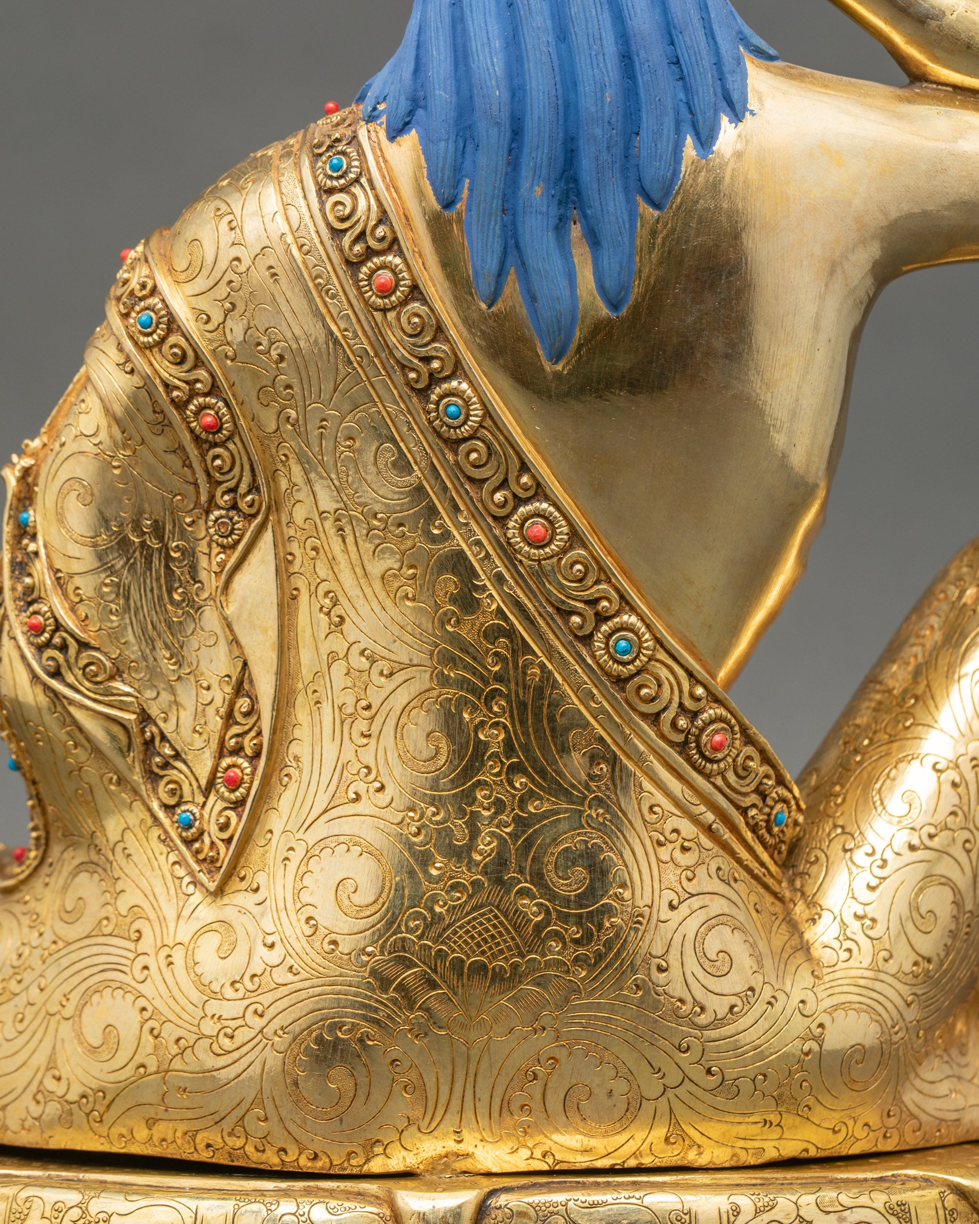 Milarepa Statue | Handicrafted Tibetan Yogi Figure from Nepal