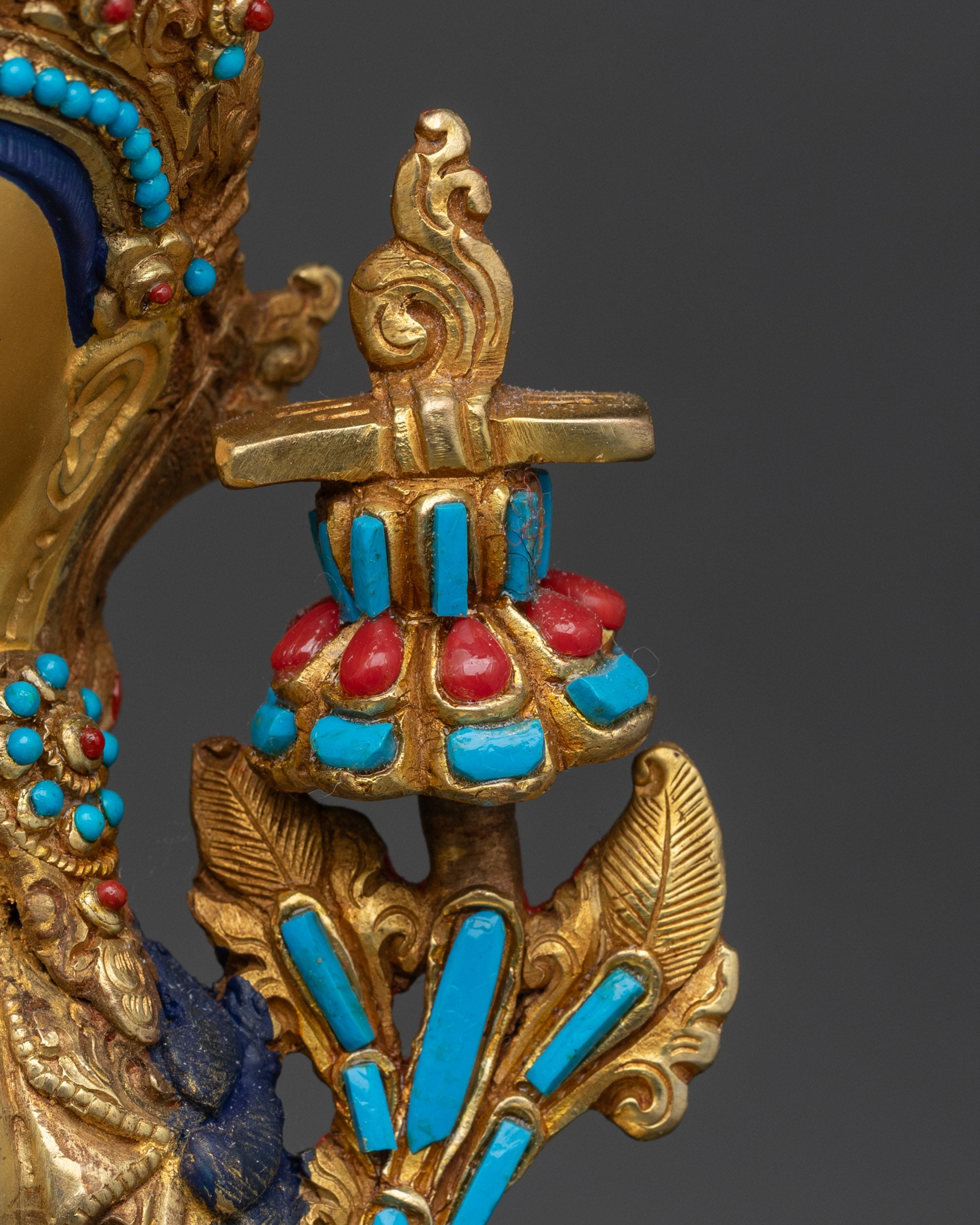 Sacred Manjushree Statue -  Buddhist Deity of Wisdom and Compassion