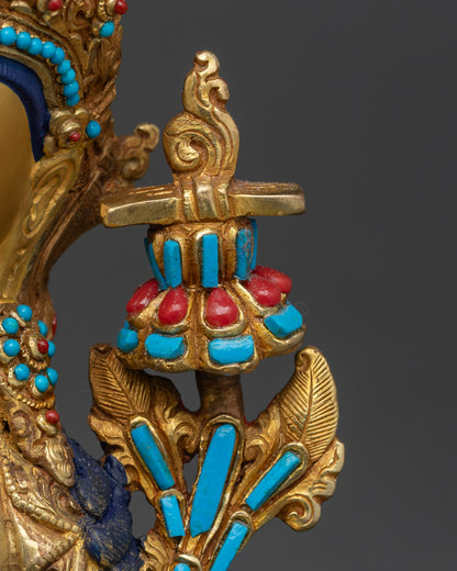 Sacred Manjushree Statue -  Buddhist Deity of Wisdom and Compassion