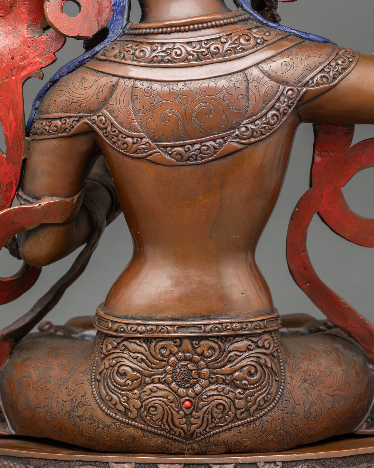 Manjushree – Nepalese Artisan Oxidized Copper Sculpture