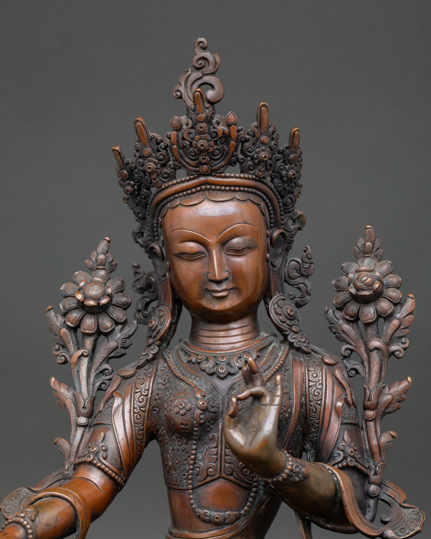 Green Tara Statue