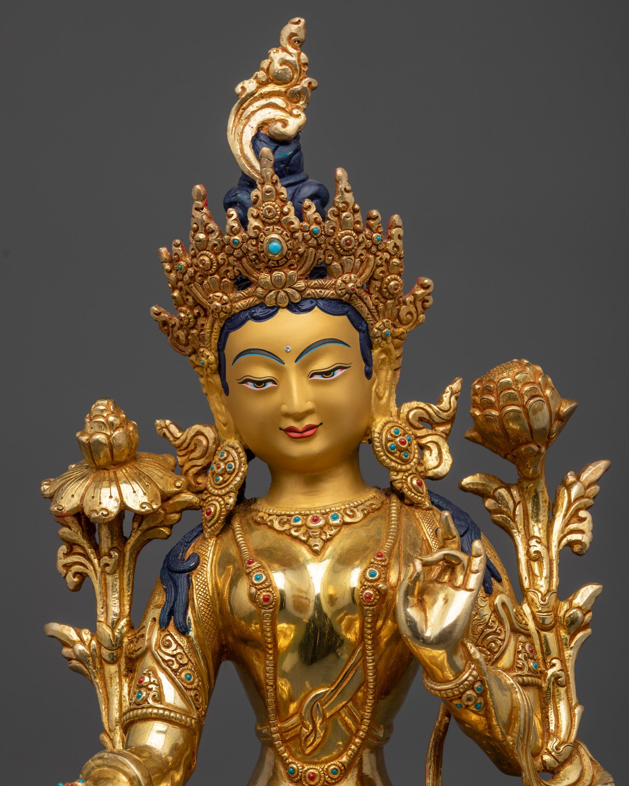 Green Tara Statue