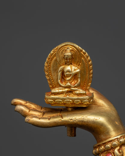 Ushnishavijaya Namgyalma Sculpture | Premium Tibetan Buddhist Statue