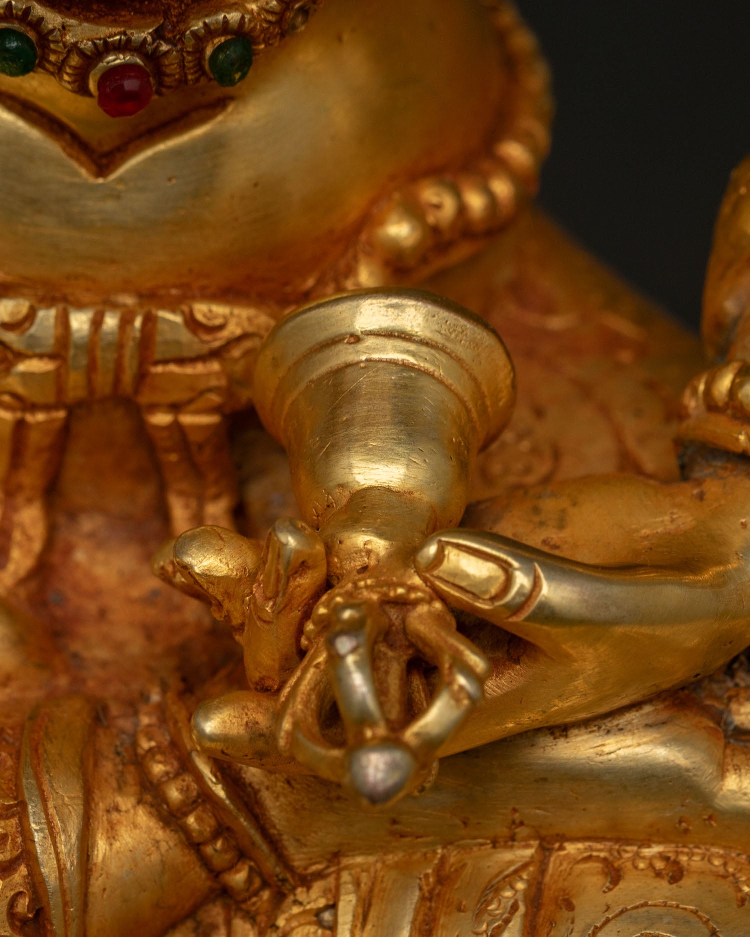 Vajrasattva with Throne Statue | Handcrafted Himalayan Buddhist Art