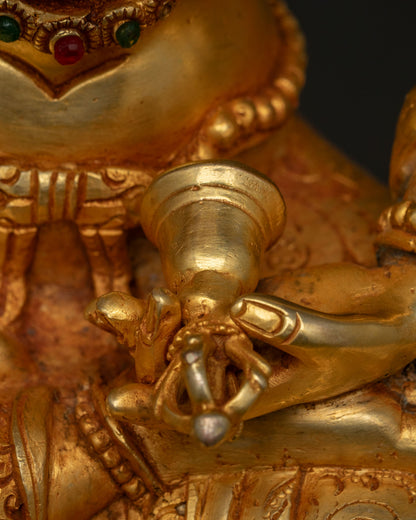 Vajrasattva with Throne Statue | Handcrafted Himalayan Buddhist Art