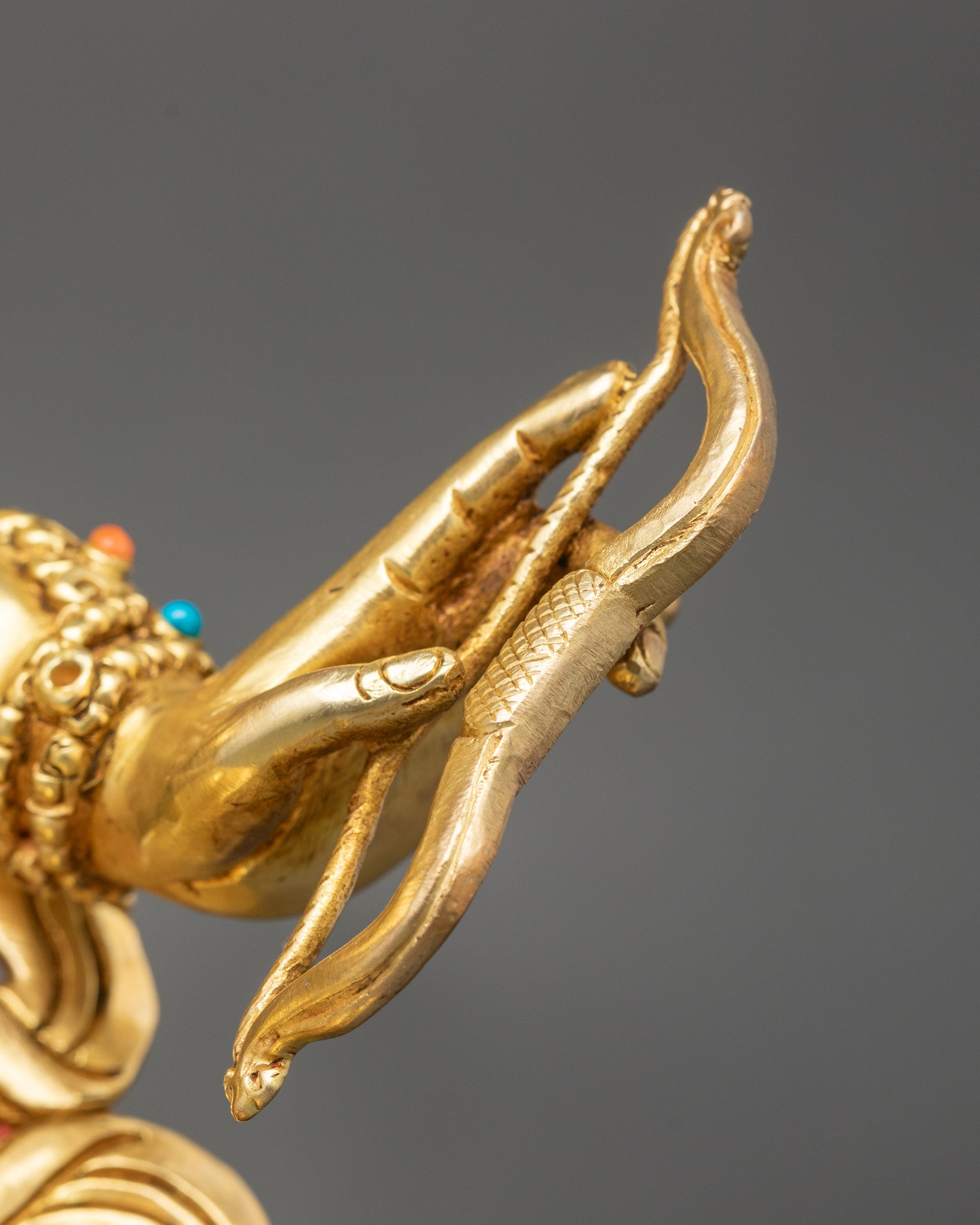 Authentic Namgyalma Statue | Three-Headed Longevity Buddha Sculpture