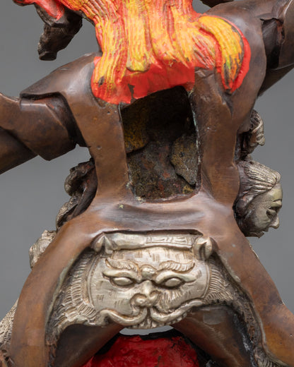Drogdze Wangmo Statue | Wrathful Female Protector Deity