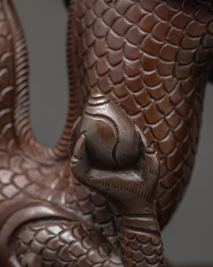 White Dzambhala Statue