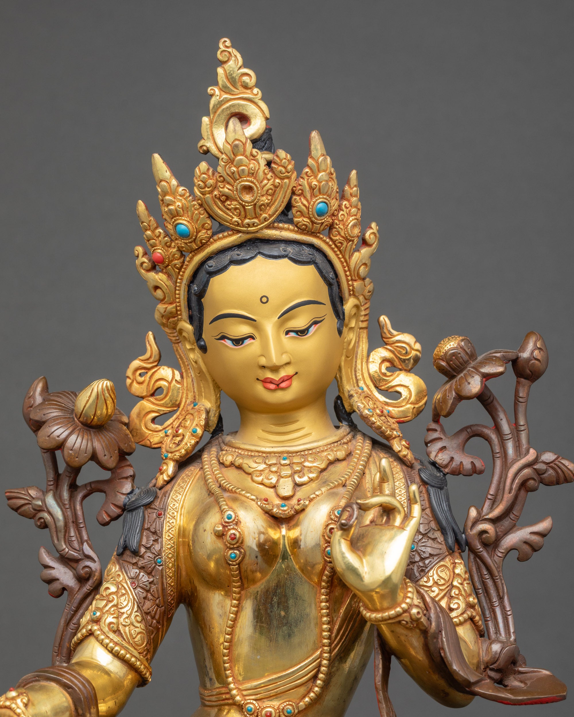 Green Tara Statue