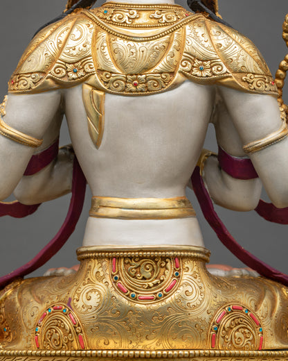 Beautiful Avalokiteshvara Statue | Tibetan Buddhist Spiritual Gift