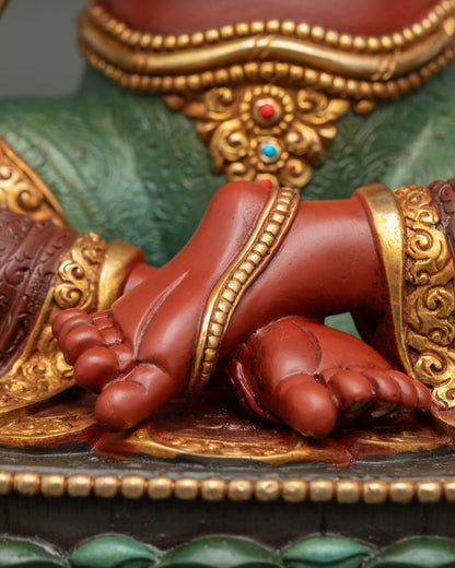 Kshitigarbha Bodhisattva – Handmade Sculpture for Altar Decor