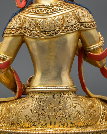 Vajrasattva | 24K Gold Statue by Newari Artisans