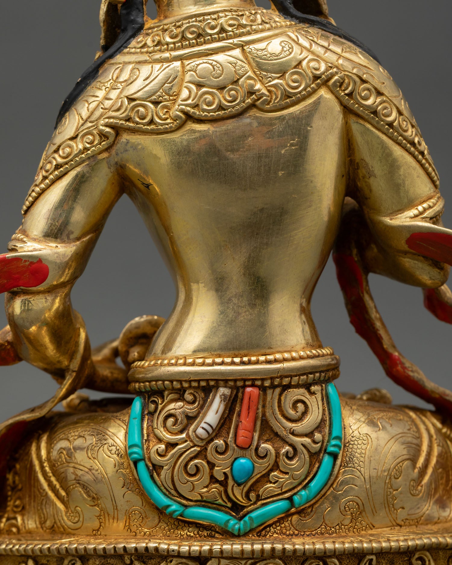 Buddhist Dorje Sempa Sculpture - Handcrafted in Nepal