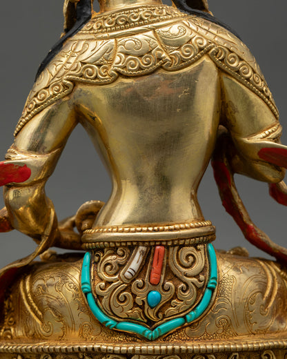 Buddhist Dorje Sempa Sculpture - Handcrafted in Nepal