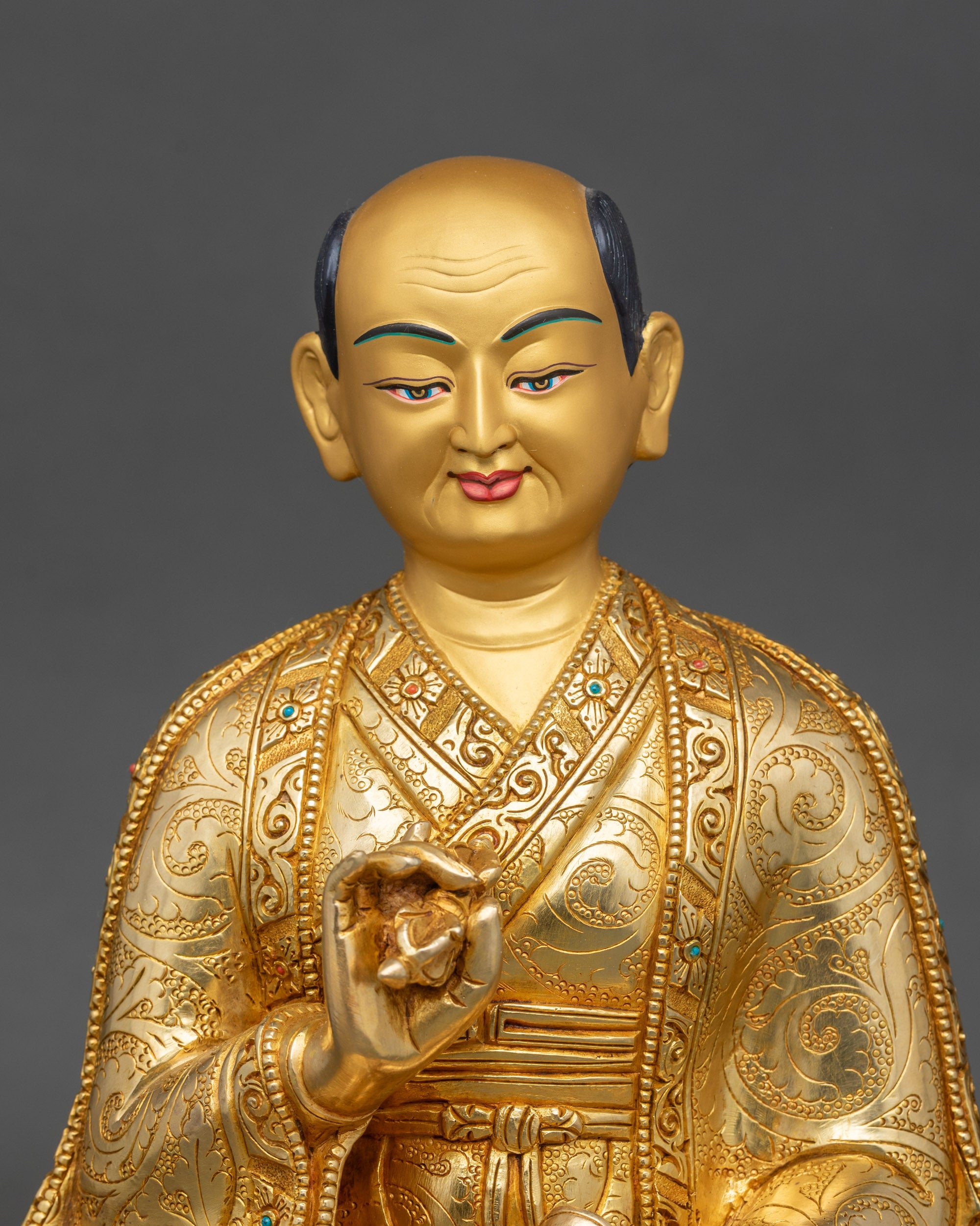 Shakya Masters Set Sculpture - Five Sakya Lineage Founders