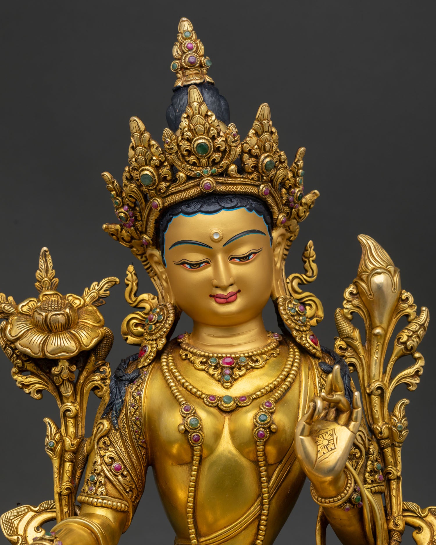 Green Tara Statue