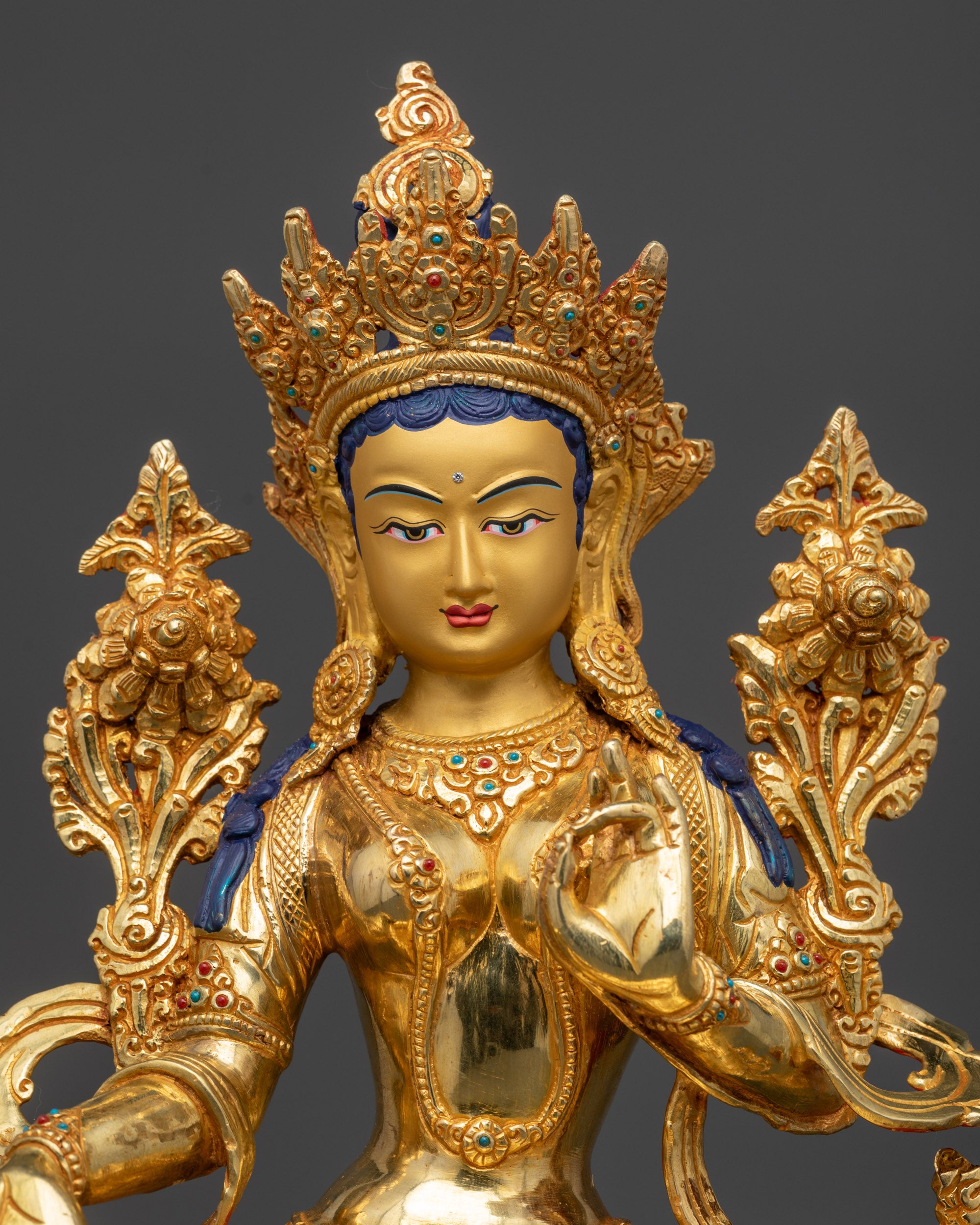 Green Tara Statue