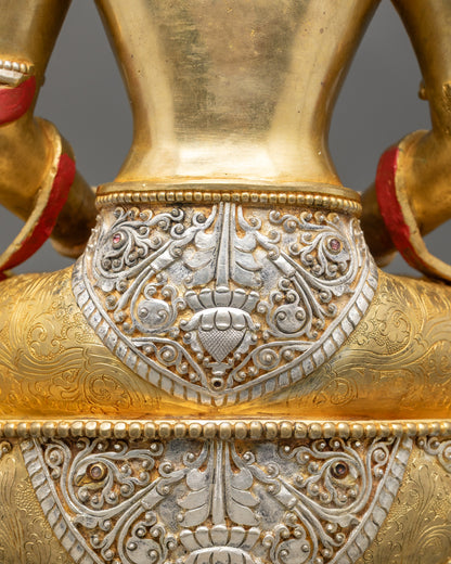 Longevity Deity Tsepame Statue | Buddhist Figurine for Wellbeing