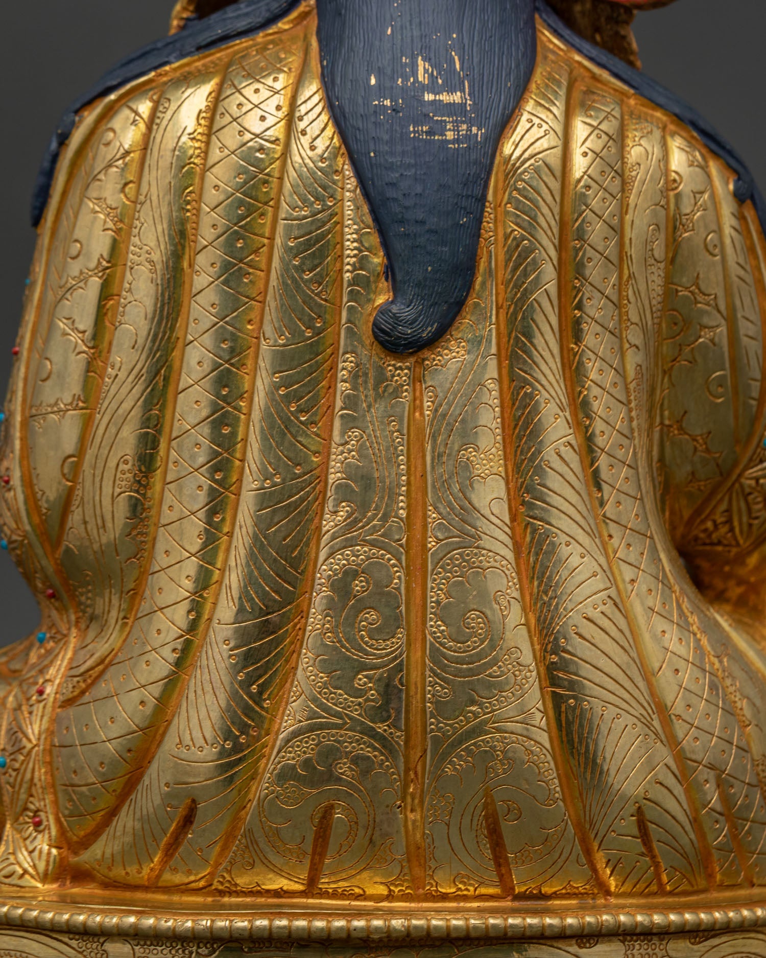 Buddhist Guru Rinpoche Statue - Handcrafted in Nepal