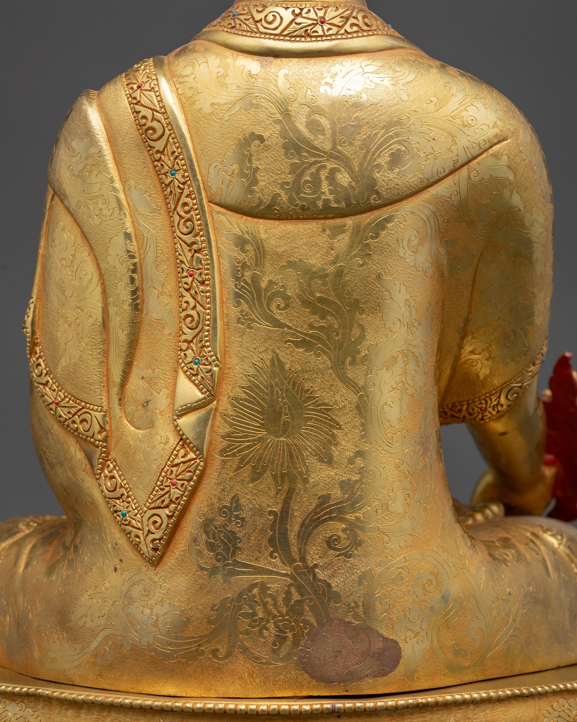 Healing Buddha Bhaisajyaguru Sculpture | Tibetan Master for Altars