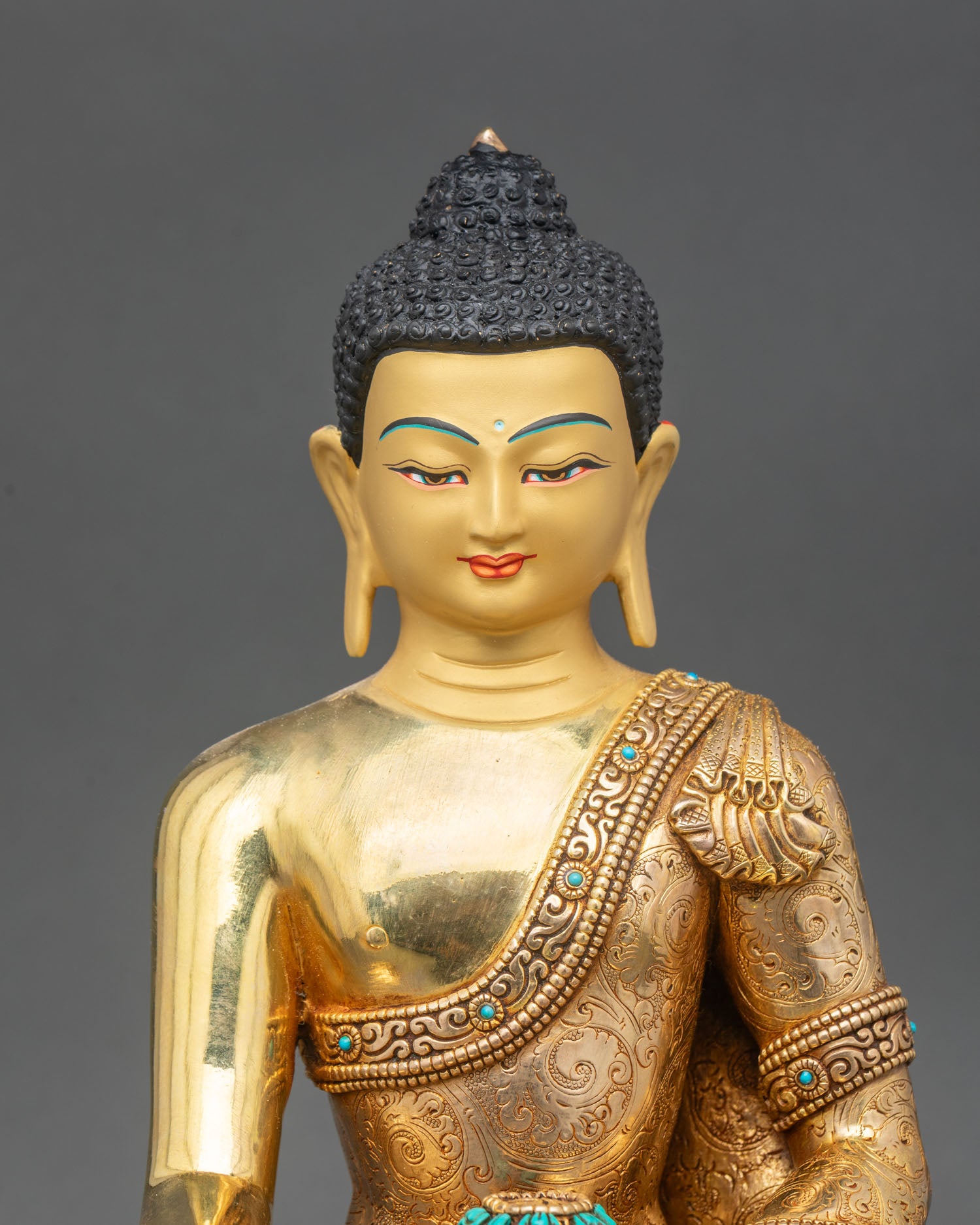 Buddha Shakyamuni with Disciples | Himalayan Sacred Sculpture