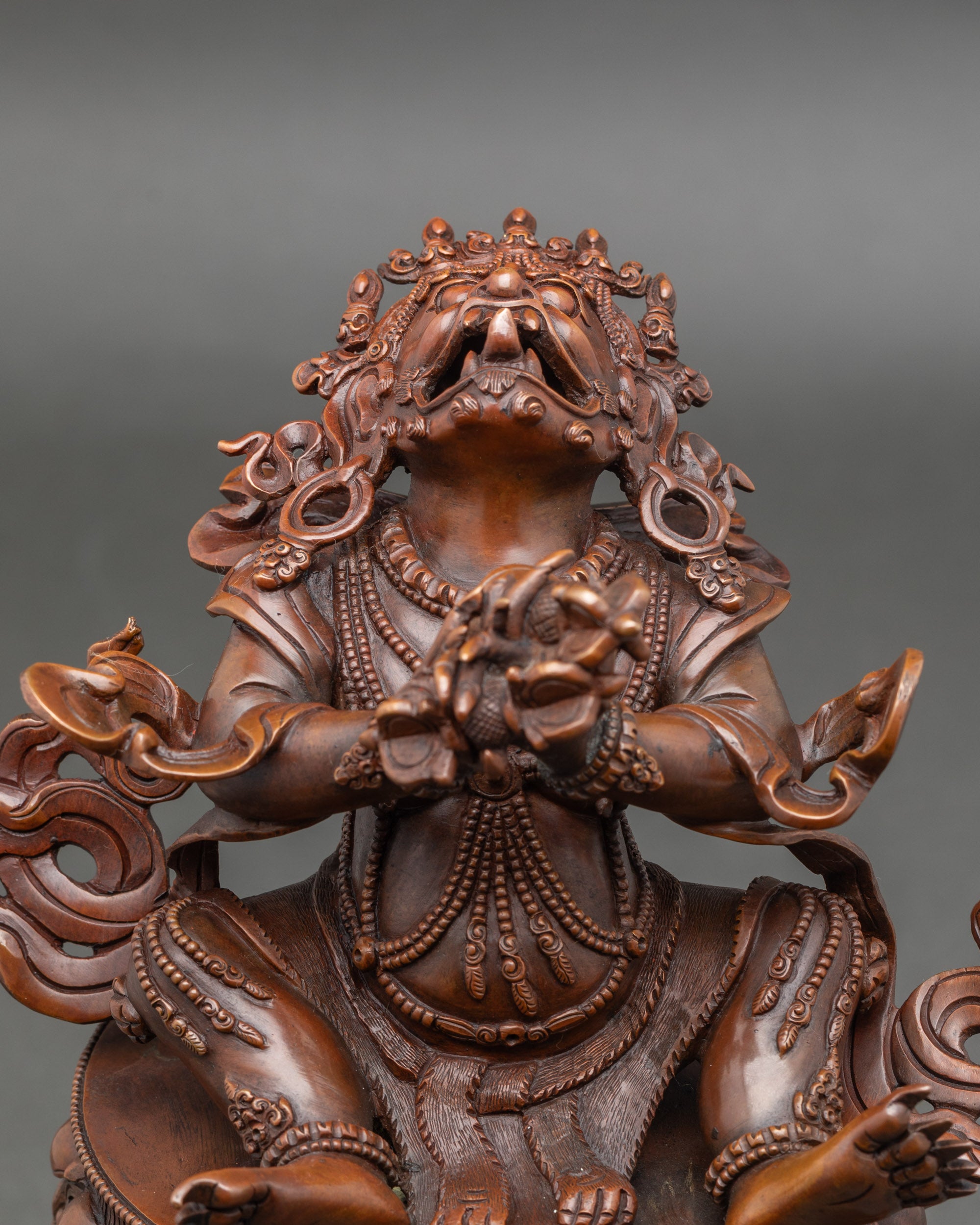 Vajradhaka Sculpture| Handmade Buddhist Incense Burner Statue