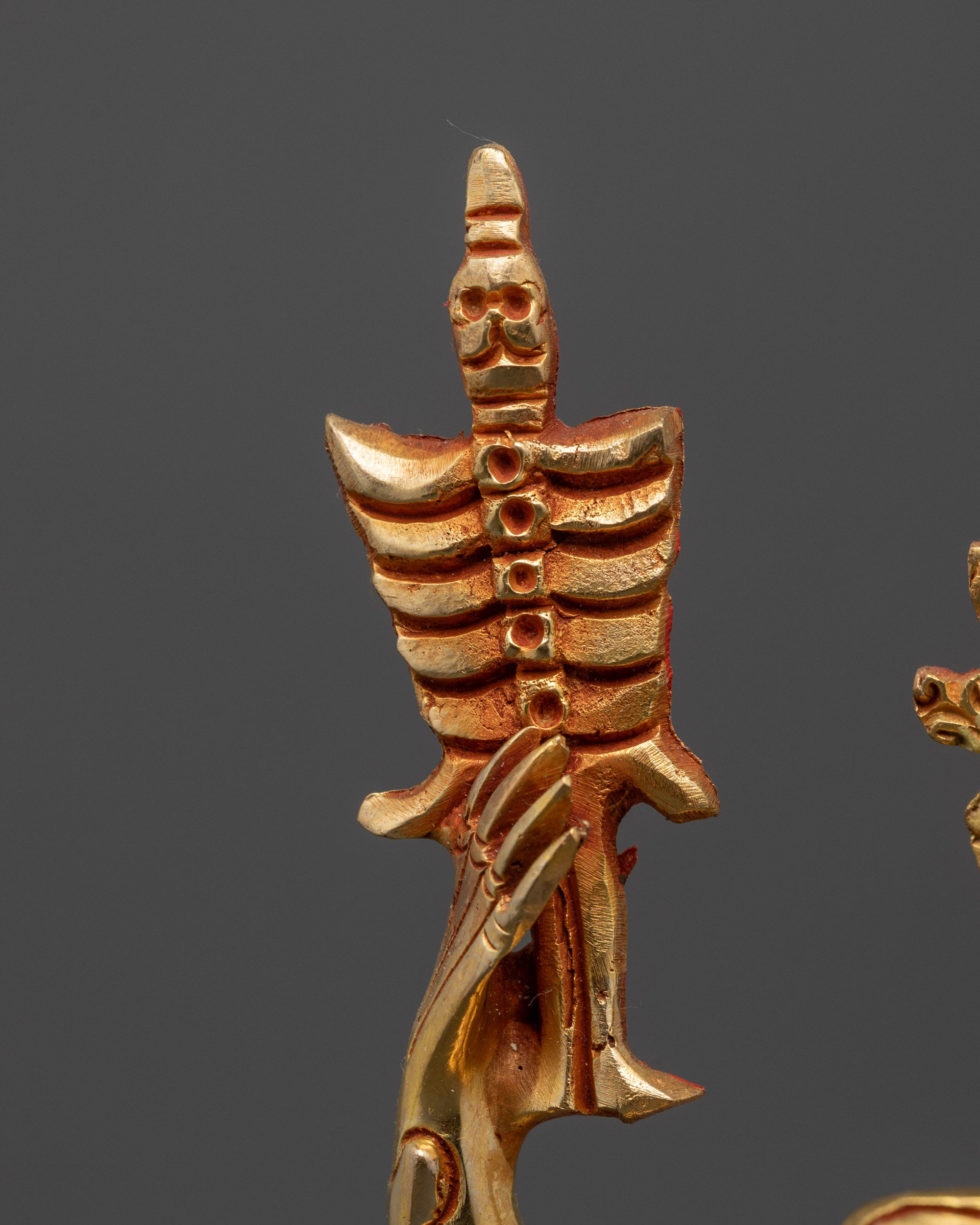 Statue of Dancing Chitipati | Sacred Buddhist Artwork from Nepal