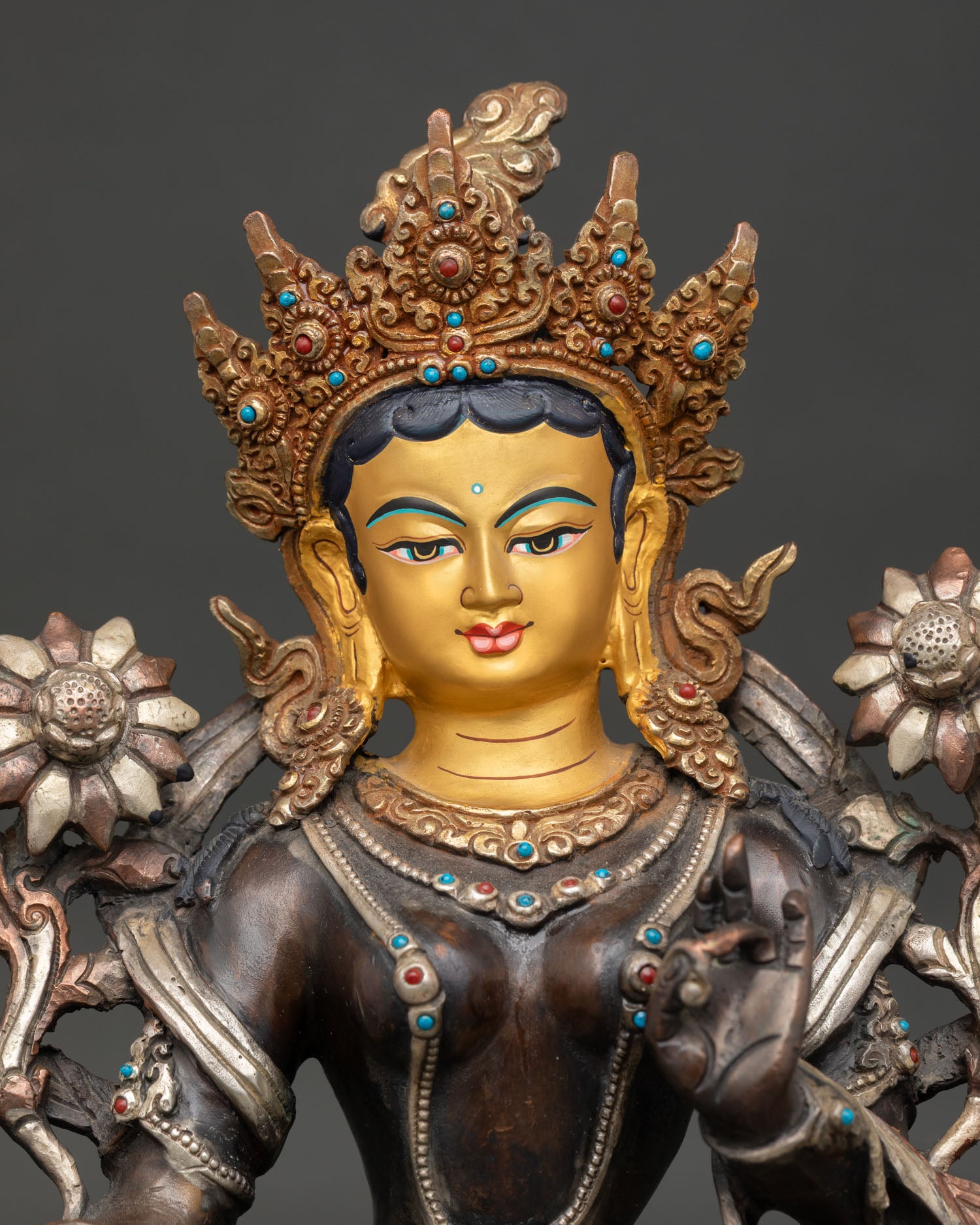 Green Tara Statue