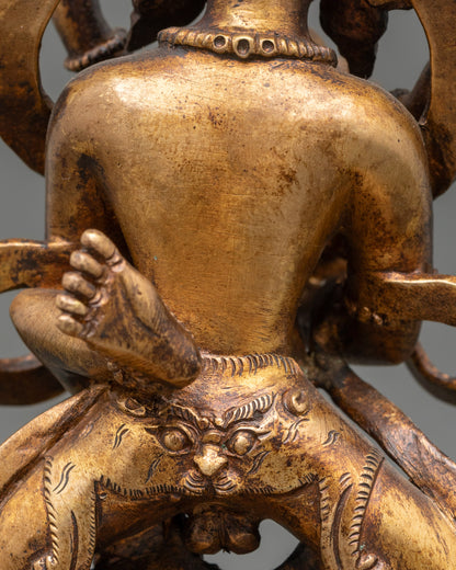 Antique Finish Chakrasamvara Statue | Meditation Decor